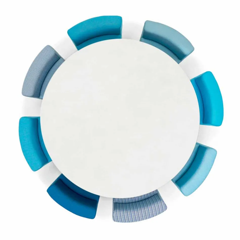 Varaschin Big In & Out table de jardin + 8 fauteuils design modernes Viadurini