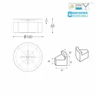 Varaschin Big In & Out table de jardin + 8 fauteuils design modernes Viadurini