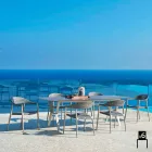 Varaschin chaise intelligente de jardin design moderne, 6 pièces Viadurini