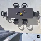 Varaschin chaise intelligente de jardin design moderne, 6 pièces Viadurini