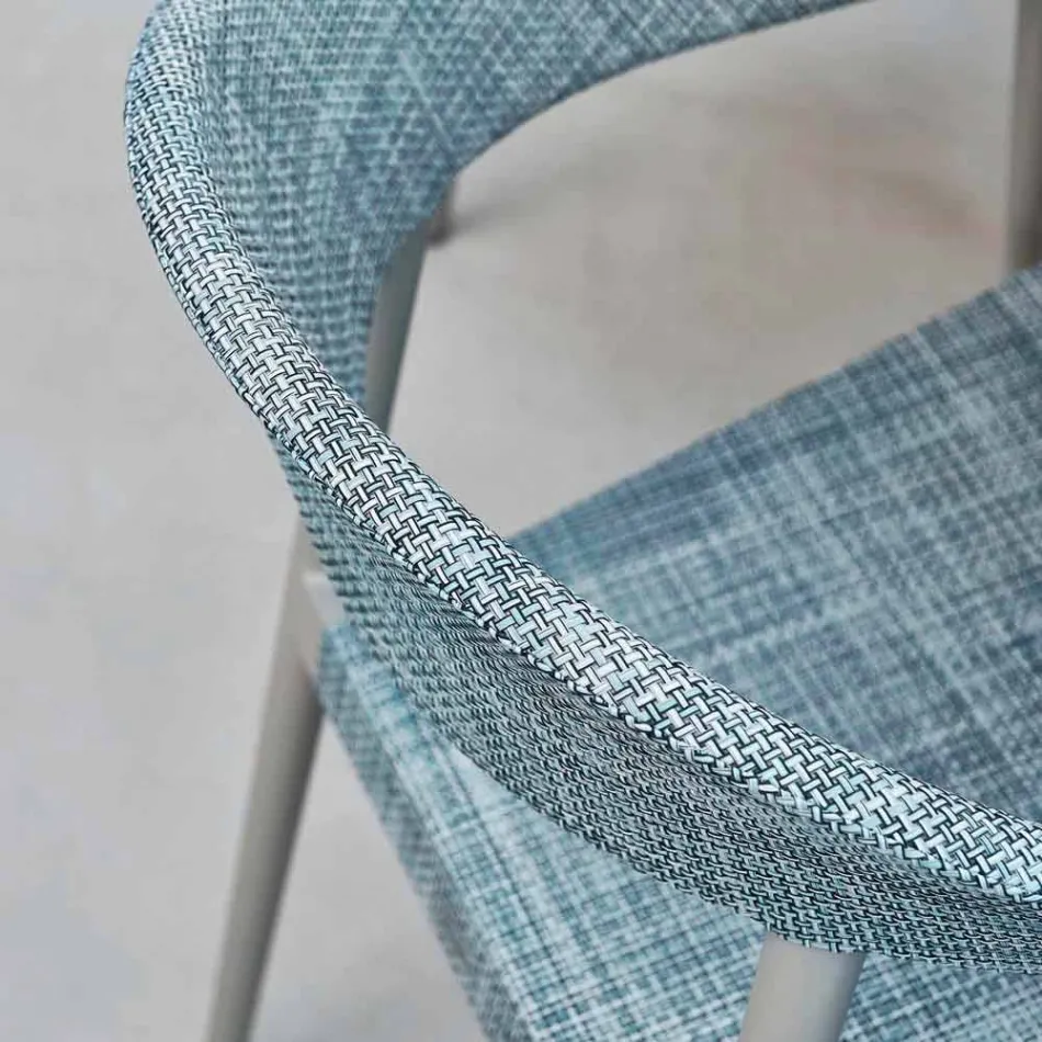 Varaschin chaise intelligente de jardin design moderne, 6 pièces Viadurini