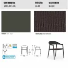 Varaschin chaise intelligente de jardin design moderne, 6 pièces Viadurini