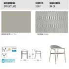 Varaschin chaise intelligente de jardin design moderne, 6 pièces Viadurini