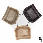 Varaschin chaise Cricket avec extérieurs, 2 pièces tissées à la main Viadurini