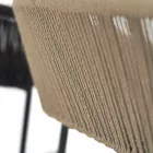 Varaschin chaise Cricket avec extérieurs, 2 pièces tissées à la main Viadurini