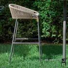 Varaschin Cricket Tabouret design haut de jardin moderne, 2 pièces Viadurini