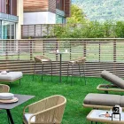 Varaschin Cricket Tabouret design haut de jardin moderne, 2 pièces Viadurini