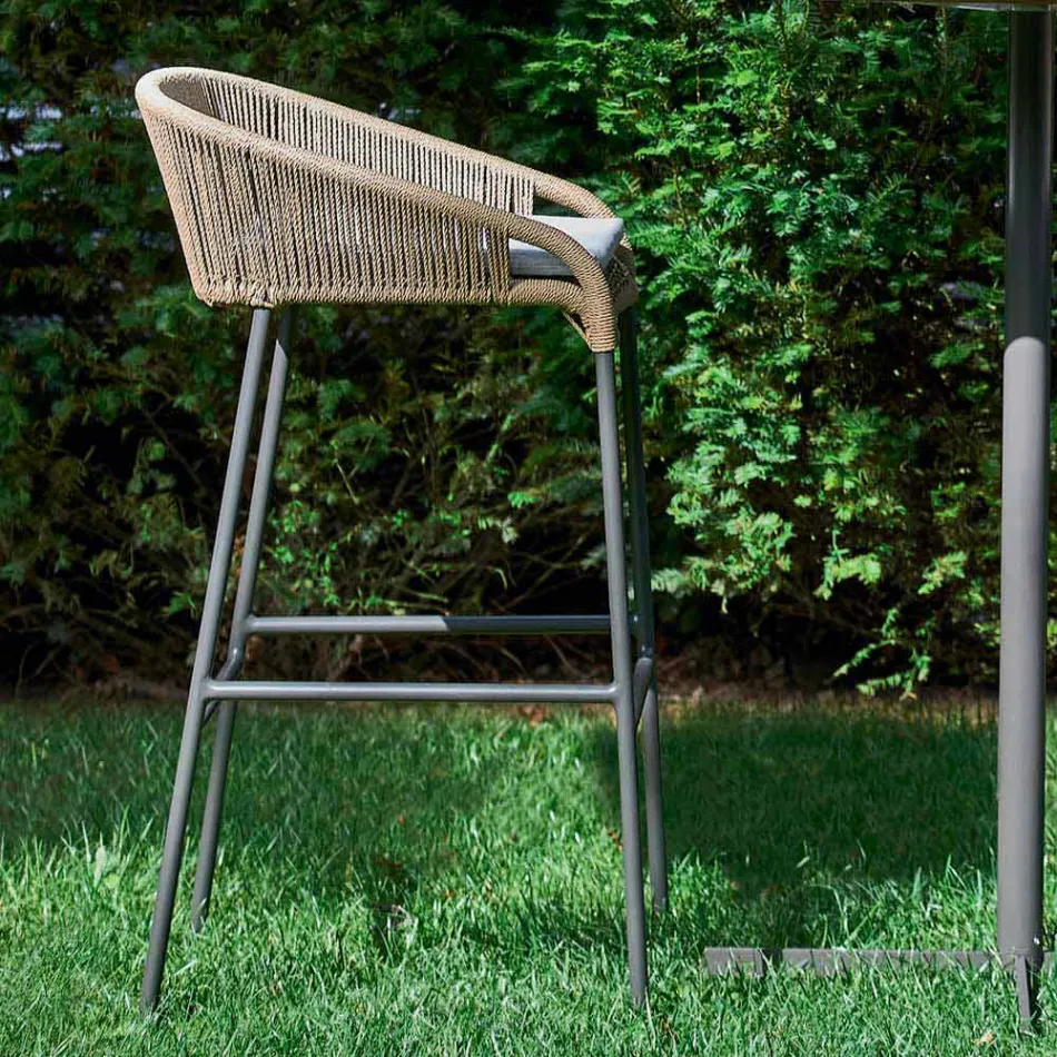 Varaschin Cricket tabouret de jardin design moderne, ensemble de 2 Viadurini
