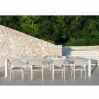 Varaschin dolmen table de jardin extensible jusqu'à 380 cm Viadurini
