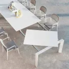 Varaschin dolmen table de jardin extensible jusqu'à 380 cm Viadurini