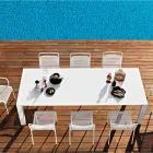 Varaschin dolmen table de jardin extensible jusqu'à 380 cm Viadurini