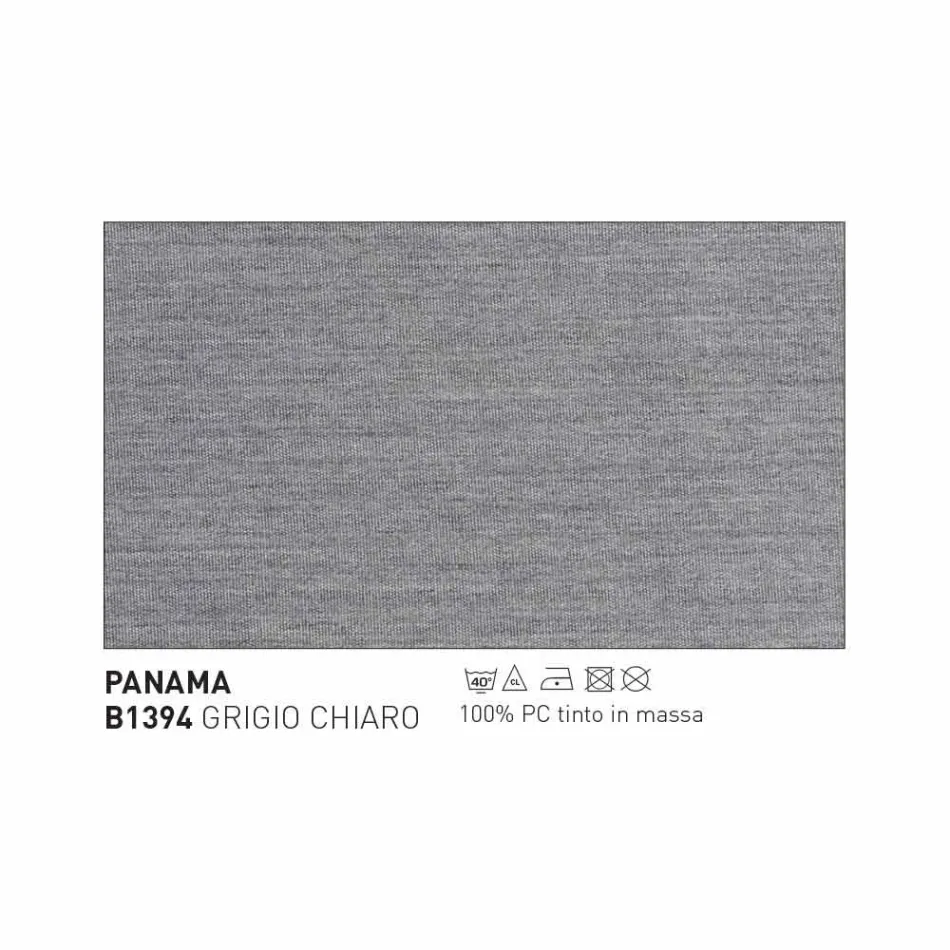 Canapé de jardin rembourré moderne à deux places Varaschin Emma Viadurini