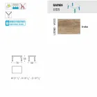 Repose-pieds d'extérieur design Varaschin Emma en tissu rembourré Viadurini