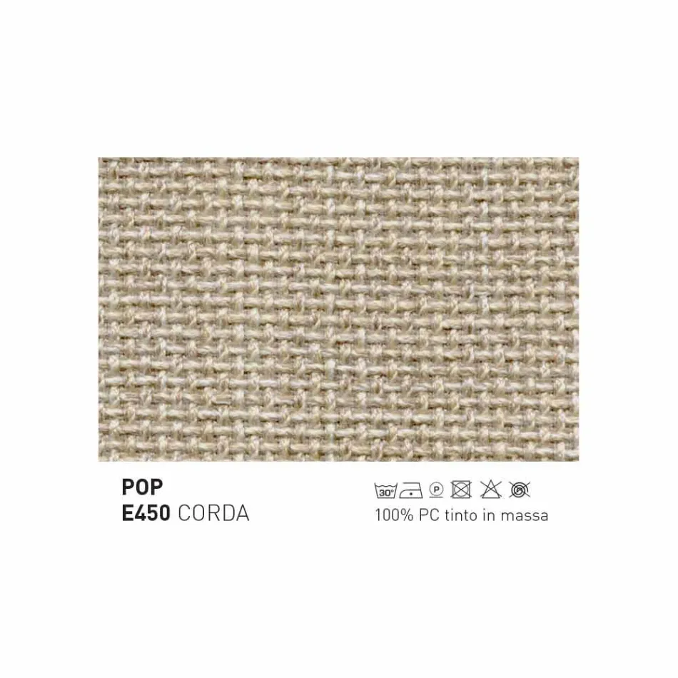 Repose-pieds d'extérieur design Varaschin Emma en tissu rembourré Viadurini