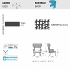 Varaschin Emma fauteuil de jardin extérieur moderne avec repose-tête en tissu Viadurini