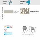 Fauteuil Varaschin Emma d'extérieur moderne en tissu et aluminium Viadurini