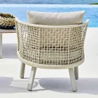 Varaschin Emma fauteuil de jardin et tissu rembourré Viadurini