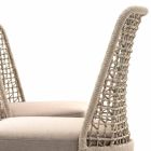 Varaschin chaise d'extérieur Emma en tissu et aluminium Viadurini
