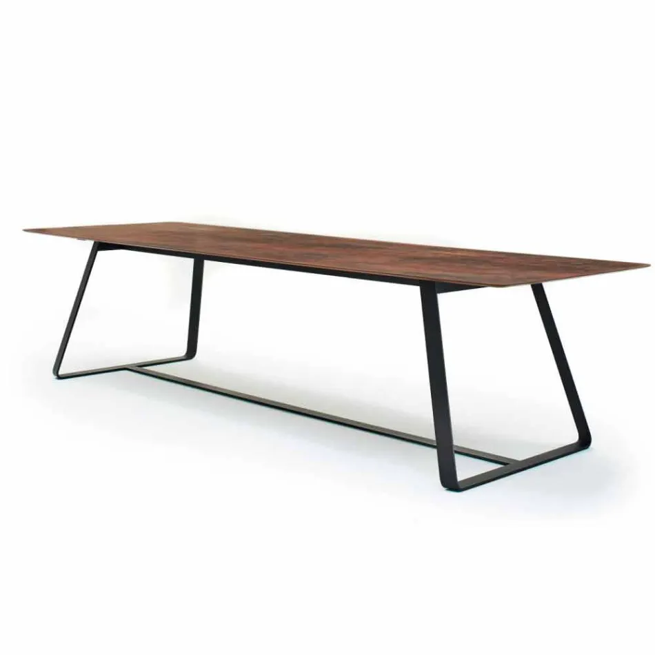 Varaschin Kolonaki Table de jardin moderne dans différentes tailles Viadurini