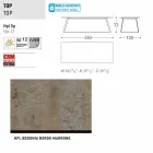 Varaschin Kolonaki Table de jardin moderne dans différentes tailles Viadurini