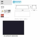 Varaschin Kolonaki Table de jardin moderne dans différentes tailles Viadurini