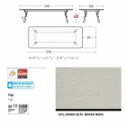 Varaschin Lien tableau H 65 cm jardin extensible jusqu'à 350 cm Viadurini