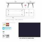 Varaschin Lien tableau H 65 cm jardin extensible jusqu'à 350 cm Viadurini