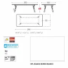 Varaschin Lien tableau H 65 cm jardin extensible jusqu'à 350 cm Viadurini