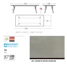 Table de jardin extensible au design moderne Varaschin Link, H 73,2 cm Viadurini