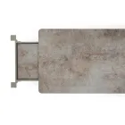 Table de jardin extensible au design moderne Varaschin Link, H 73,2 cm Viadurini