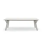 Table de jardin extensible au design moderne Varaschin Link, H 73,2 cm Viadurini