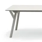 Table de jardin extensible au design moderne Varaschin Link, H 73,2 cm Viadurini