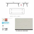 Varaschin Table de jardin Lien avec les jambes en bois de teck, H 65 cm Viadurini