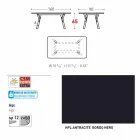 Varaschin Lien table fixe parmi H externes ou internes 65 cm Viadurini