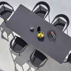 Varaschin Lien table fixe parmi H externes ou internes 65 cm Viadurini