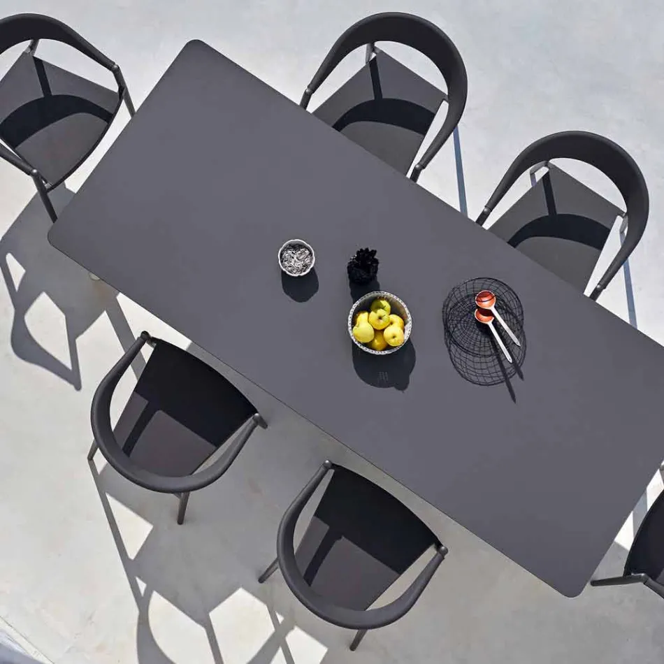 Varaschin Lien table fixe parmi H externes ou internes 65 cm Viadurini