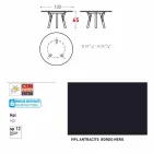 Varaschin Liens Table ronde pour le design moderne intérieur / extérieur, H 65 cm Viadurini