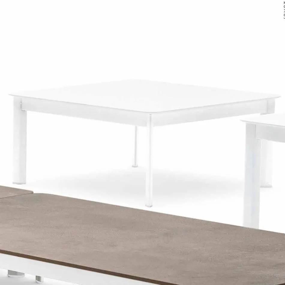 Table design d'extérieur Varaschin System en aluminium peint Viadurini