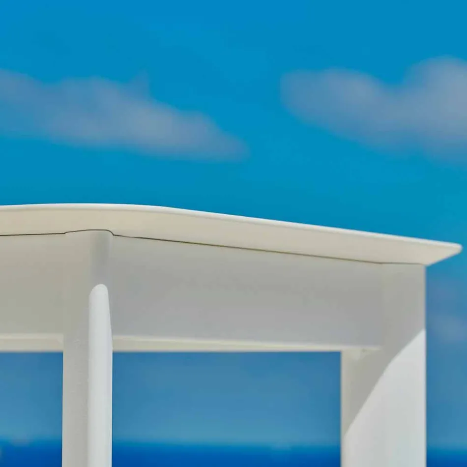 Table design d'extérieur Varaschin System en aluminium peint Viadurini