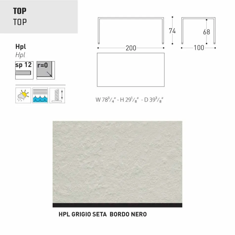 Varaschin Victor Table pour dîner à l'intérieur et le jardin, un design moderne Viadurini