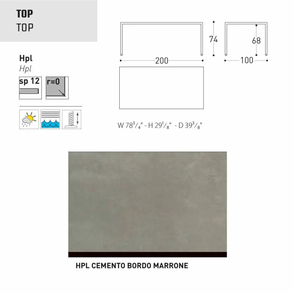 Varaschin Victor Table pour dîner à l'intérieur et le jardin, un design moderne Viadurini