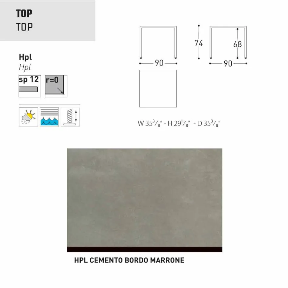 Varaschin Victor Table pour dîner à l'intérieur et le jardin, un design moderne Viadurini