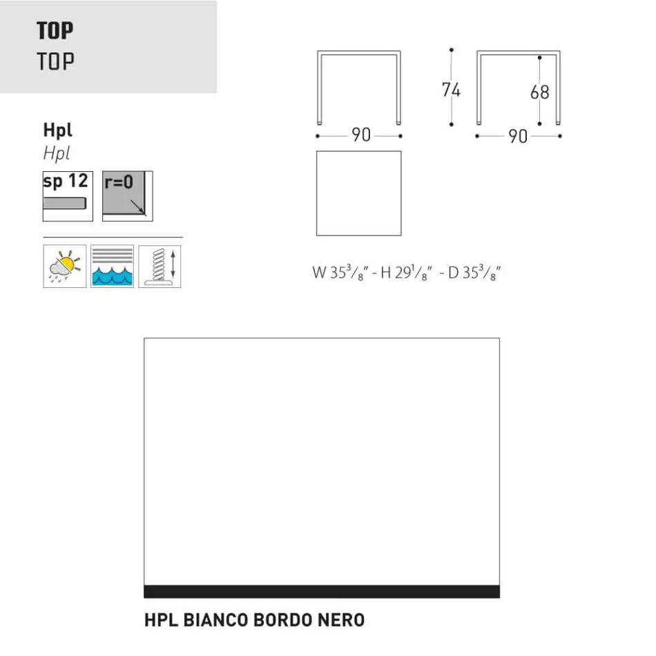 Varaschin Victor Table pour dîner à l'intérieur et le jardin, un design moderne Viadurini