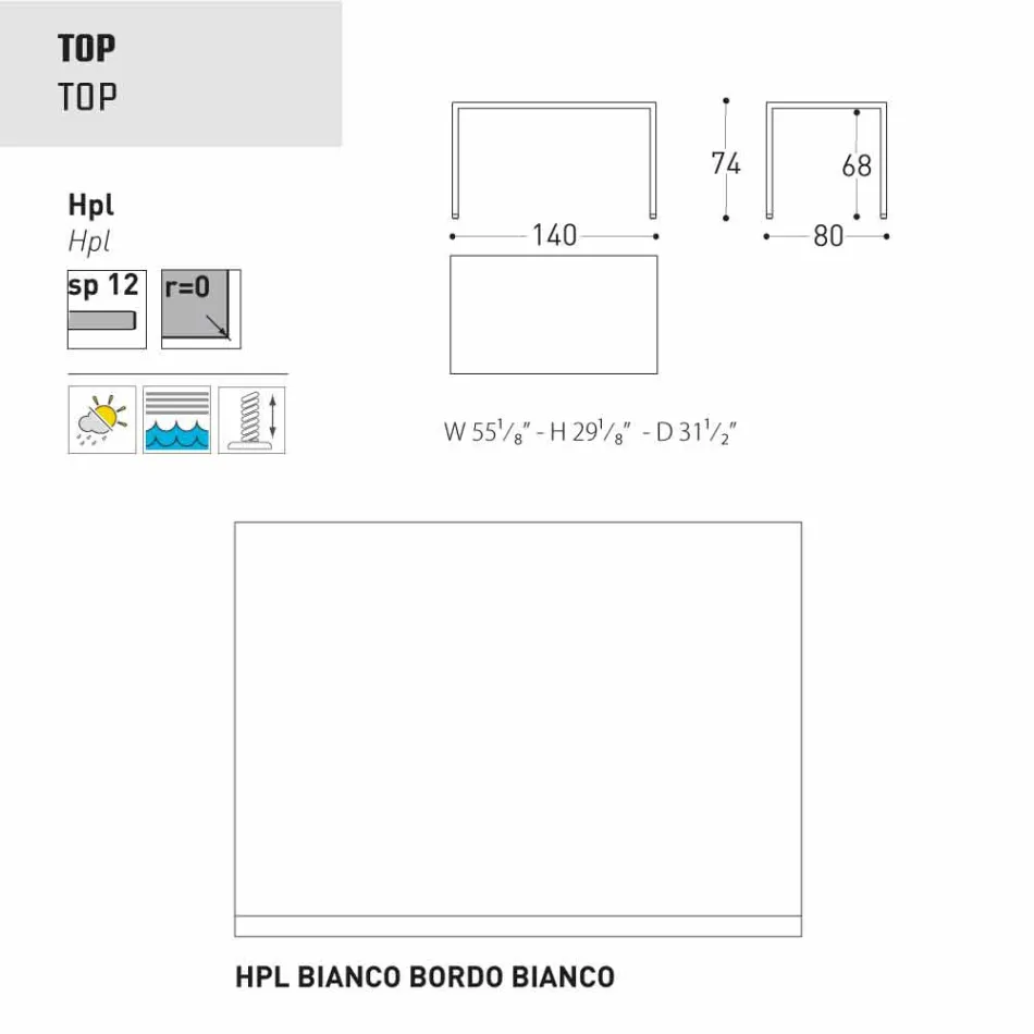 Varaschin Victor Table pour dîner à l'intérieur et le jardin, un design moderne Viadurini