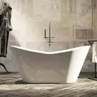 Baignoire design moderne autoportante made in Italy Ragusa Viadurini