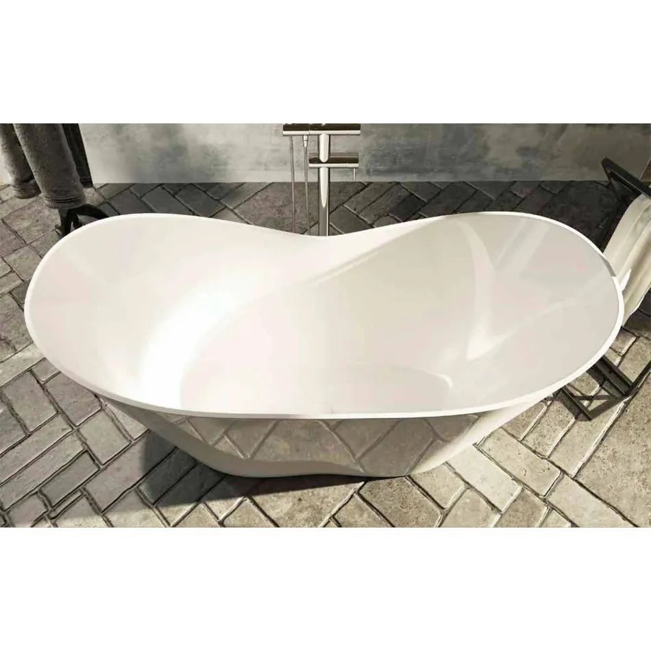 Baignoire design moderne autoportante made in Italy Ragusa Viadurini
