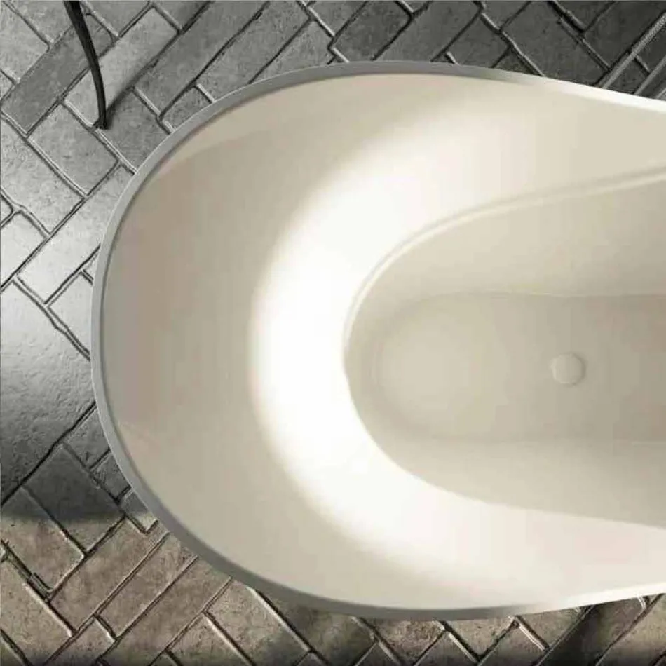 Baignoire design moderne autoportante made in Italy Ragusa Viadurini