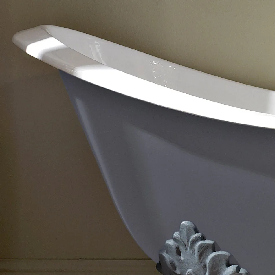 Baignoire Autoportante Vintage avec Pieds, en Fonte - Nadine Viadurini