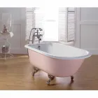 salle de bain design décoré avec peint pieds en fonte Sally Viadurini