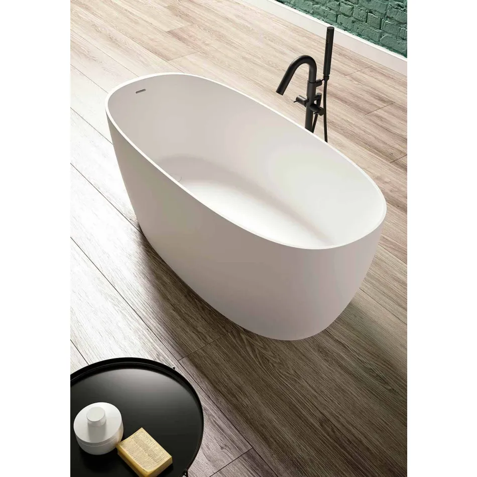 Baignoire À Poser, Design Solid Surface Glossy / Matte - Veil Viadurini